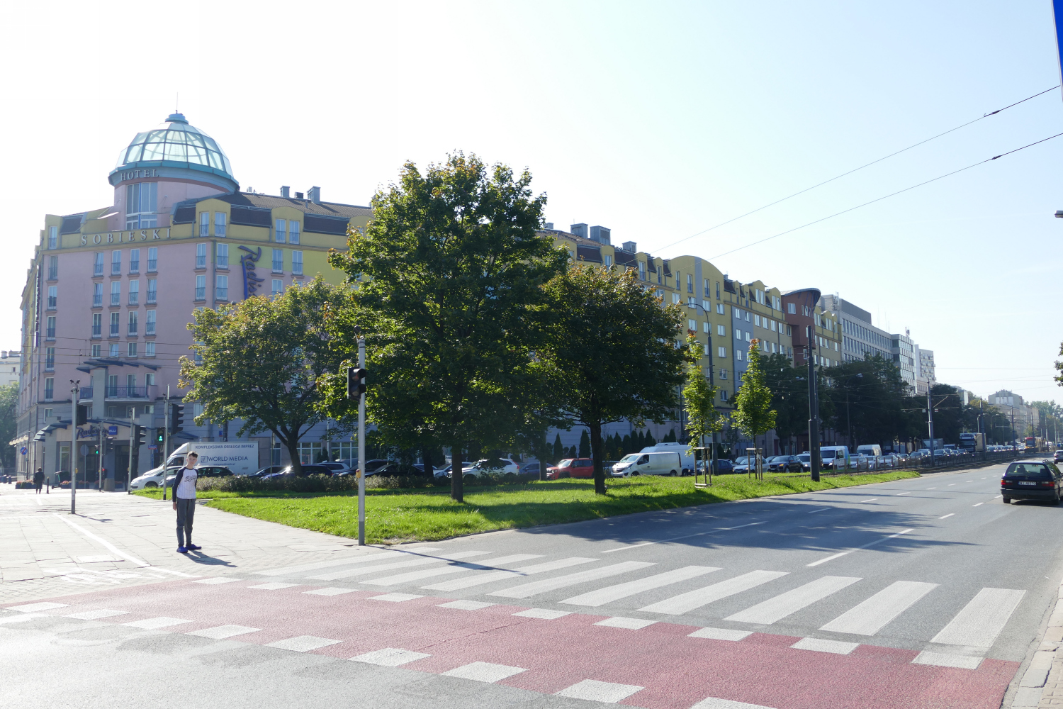 Zdjęcie architektury budynku Hotel Sobieski (obecnie Hotel Radisson Blu Sobieski)